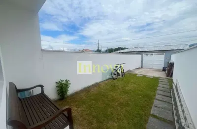 Sobrado novo à venda, com dois dormitórios, na praia das palmeiras, caraguatatuba, sp