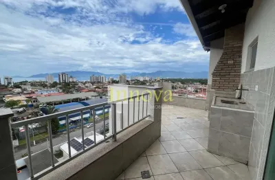 Cobertura com 3 dormitórios, sendo 2 suítes, à venda e locação no bairro Indaia, Caraguatatuba, Lit