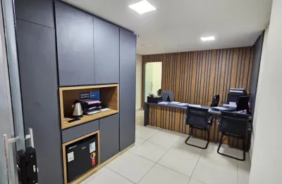 Sala comercial new york square 100% mobiliado , vista av 136