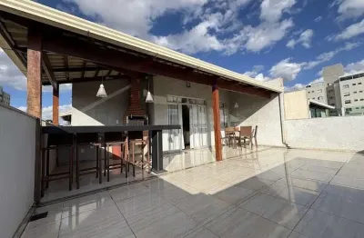 Cobertura duplex para venda em contagem, fonte grande, 3 dormitórios, 1 suíte, 3 banheiros, 2 vagas