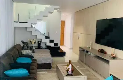Cobertura duplex para venda em contagem, novo eldorado, 4 dormitórios, 1 suíte, 3 banheiros, 3 vagas