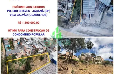 Terreno à venda, 1.457,65 mts a. total -  parque edu chaves, são paulo, sp