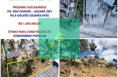 Terreno à venda, 1.457,65 mts a. total -  parque edu chaves, são paulo, sp