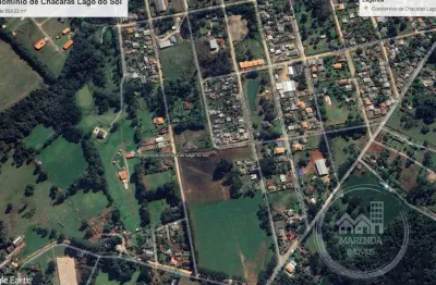 Terreno de esquina à venda (condomínio de chácaras lago do sol) guaragi - ponta grossa
