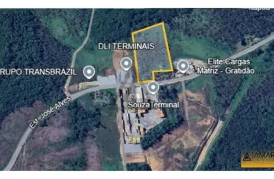 Área retroportuária de 21.063m²em  itapoá sc, jaguaruna (jaca), 2.600m da b1