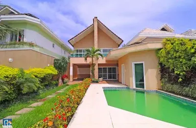 Casa triplex com 4 quartos para alugar, 360 m² por r$ 12.000/mês - parc des palmiers - recreio dos bandeirantes - rio de janeiro/rj