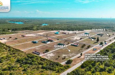Lotes comerciais no loteamento caminho das flecheiras conceito, à poucos mnutos da praia, trairi ce
