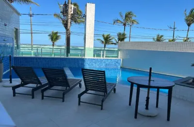 Apartamento frente mar, balneário sta eugenia mongaguá!!