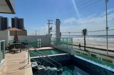 Lindo apartamento na praia vista mar bairro guilermina, praia grande