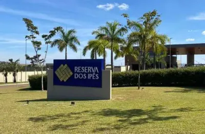 Terreno à venda no condomínio residencial reserva dos ipês (cristais paulista)