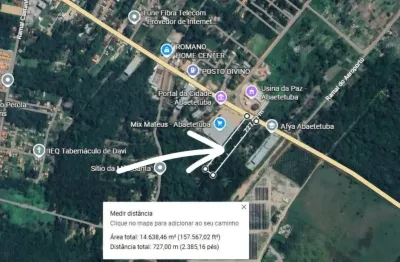 Terreno à venda na Rodovia Dr. João Miranda, Castanhal, Abaetetuba