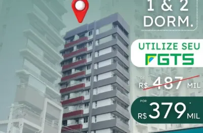 Apartamento 25m² - para morar ou investir -  pé no metrô - entrega dez25
