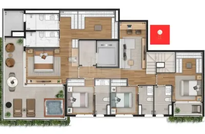 Aire alto de pinheiros trisul — sua visão elevada de exclusividade