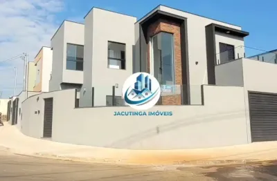 Sobrado á venda em jacutinga-mg flamboyant com 3 quartos sendo 1 suite