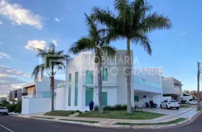 Casa em condomínio fechado com 5 quartos à venda na avenida afonso pena, 6400, chácara cachoeira, campo grande por r$ 6.000.000