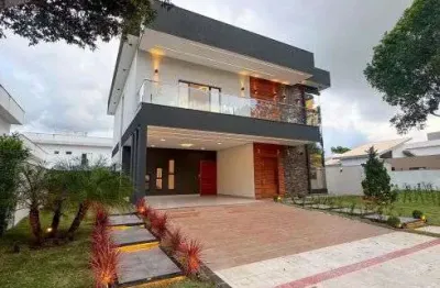 Casa duplex de alto padrão com 4 suítes alphaville jacuhy - serra