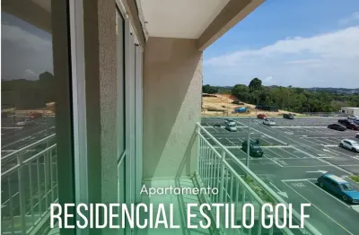 Alugo apartamento com 2 dormitório no condominio estilo golf