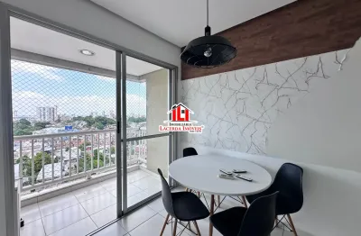 Alugo apartamento mobiliado 3 dormitórios no condominio life centro