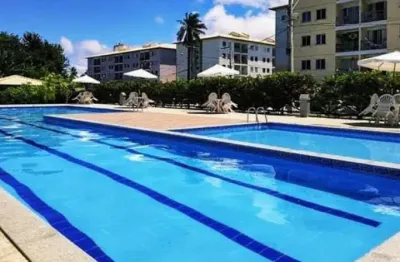 Apartamento em condomínio a margem da estrada do coco, 2 quartos com suíte