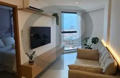 Apartamento 1 quarto para locação em maceió, pajuçara, 1 dormitório, 1 suíte, 1 banheiro, 1 vaga