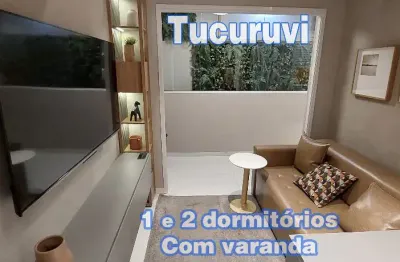 Apartamento 1 ou 2 dormitórios com varanda gourmet a 200m do metrô tucuruvi