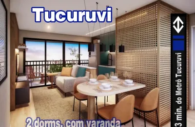 Apartamento a 3 minutos do metrô tucuruvi - 2 dormitórios com varanda