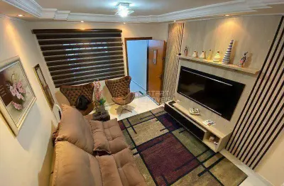 Sobrado à venda, 89 m² por r$ 700.000,00 - campestre - santo andré/sp