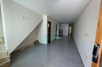 Sobrado novo à  venda, 03 quartos, 02 vagas, 140m², vila camilópolis- santo andré/sp.