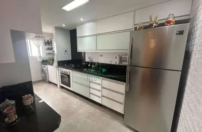 Apartamento lazer completo à venda, 76m², 02 quartos, 01 suíte, 02 vagas, jardim santo antônio - santo andré/sp.