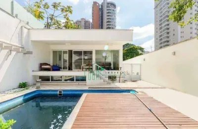 Sobrado alto padrão com piscina à venda, 384m², 03 suítes, 05 vagas no b. jardim - santo andré/sp.