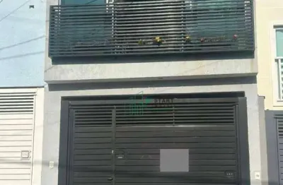 Sobrado com 3 dormitórios à venda, 130 m² por r$ 638.000,00 - jardim santo andré - santo andré/sp