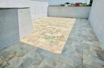 Cobertura à venda, 79 m² por r$ 370.000,00 - parque das nações - santo andré/sp