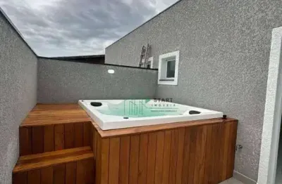 Cobertura à venda, 124 m² por r$ 650.000,00 - vila linda - santo andré/sp