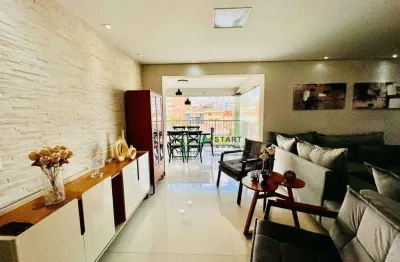 Apartamento com 3 dormitórios, 124 m² - venda por r$ 1.490.000,00 ou aluguel por r$ 11.070,00/mês - campestre - santo andré/sp