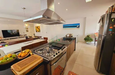 Cobertura para alugar, 250 m² por r$ 11.482,00/mês - jardim - santo andré/sp