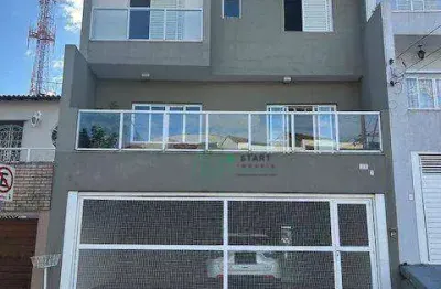 Sobrado com 3 dormitórios, 150 m² - venda por r$ 950.000,00 ou aluguel por r$ 7.775,00/mês - jardim - santo andré/sp