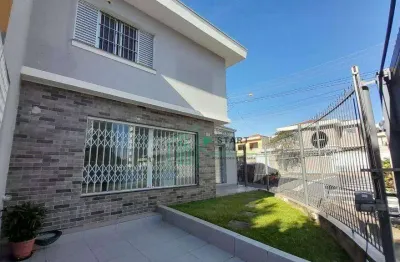 Sobrado com 3 dormitórios para alugar, 186 m² por r$ 7.435/mês - jardim - santo andré/sp