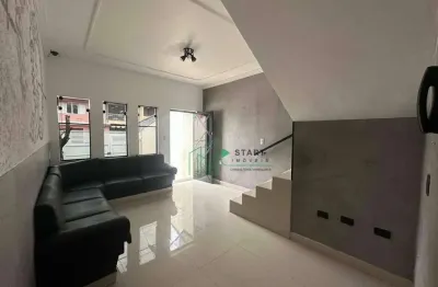 Sobrado para alugar, 100 m² por r$ 3.742/mês - vila bastos - santo andré/sp