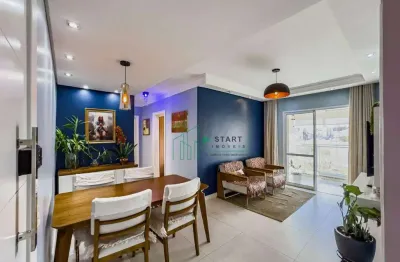 Apartamento com 3 dormitórios à venda, 91 m² por r$ 950.000 - jardim - santo andré/sp