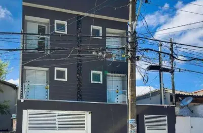 Cobertura com 2 dormitórios à venda, 80 m² por r$ 380.000 - utinga - santo andré/sp