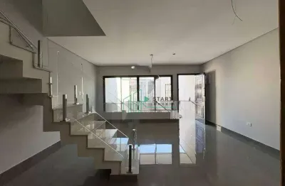 Sobrado com 3 dormitórios para alugar, 137 m² por r$ 4.580,00/mês - vila eldízia - santo andré/sp