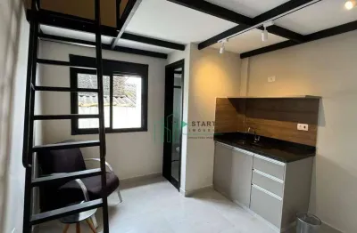 Kitnet com 1 dormitório para alugar, 19 m² por r$ 1.850/mês - bangu - santo andré/sp
