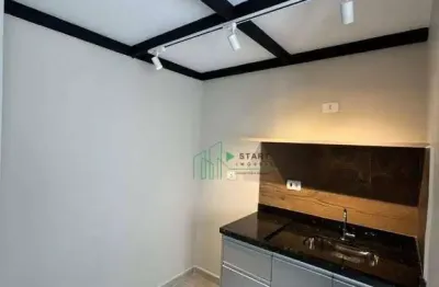 Kitnet para alugar, 19 m² por r$ 1.850,00/mês - bangu - santo andré/sp