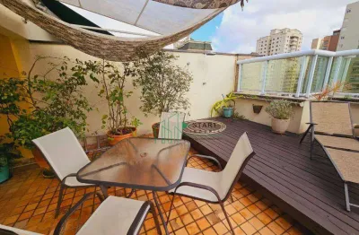 Cobertura com 3 dormitórios, 250 m² - venda por r$ 1.780.000,00 ou aluguel por r$ 11.482,00/mês - jardim - santo andré/sp