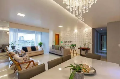 Cobertura com 4 dormitórios à venda, 192 m² por r$ 1.800.000 - vila valparaíso - santo andré/sp