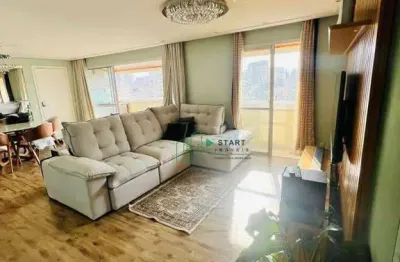 Apartamento à venda 128m², 03 suites, 02 vagas, lazer completo, centro - santo andré/sp