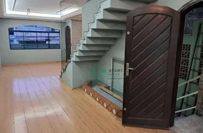 Sobrado com 4 dormitórios para alugar, 155 m² por R$ 5.176/mês - Parque das Nações - Santo André/SP