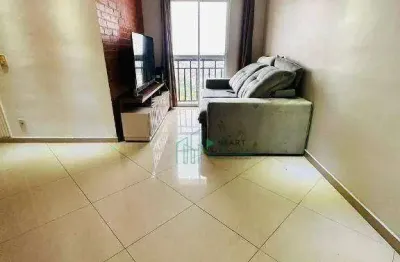 Apartamento com 3 dormitórios à venda, 59 m² por R$ 395.000 - Parque João Ramalho - Santo André/SP