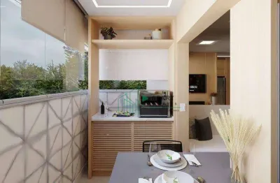 Apartamento com 2 dormitórios à venda, 44 m² por R$ 490.000 - Campestre - Santo André/SP