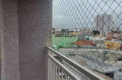 Apartamento com 2 dormitórios para alugar, 54 m² por R$ 2.130,00/mês - Vila Homero Thon - Santo André/SP